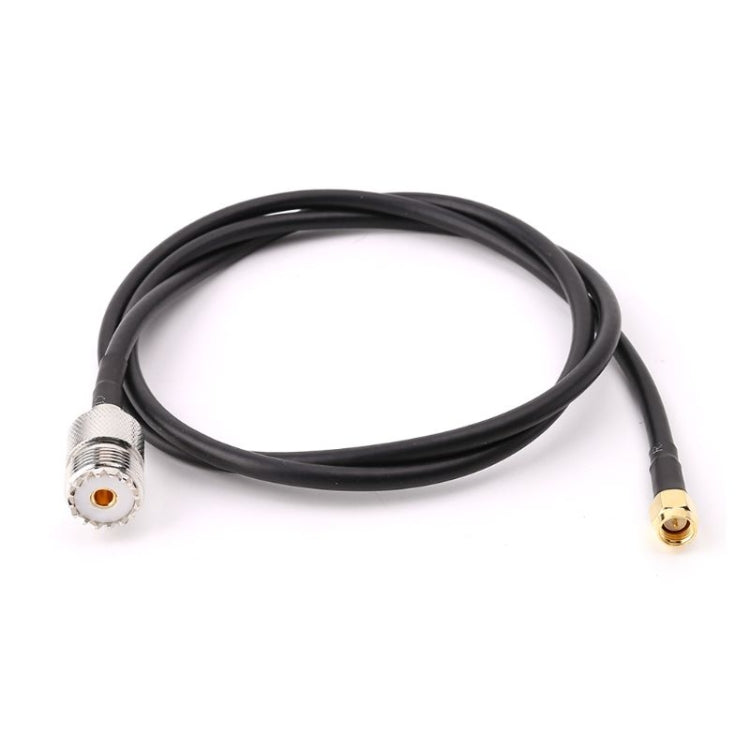 RG58 UHF Female to SMA Male Connecting Cable, Length: 100cm, Length: 100cm RG58 UHF Female to SMA Male Connecting Cable, Length: 100cm, Length: 100cm